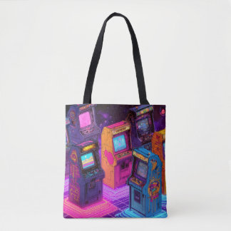Tote Bag Machines de jeux vidéo rétro