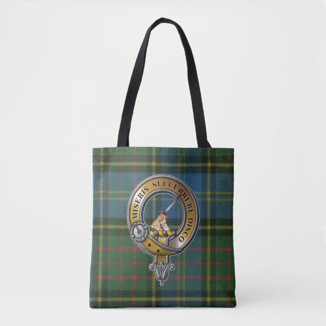 Tote Bag MacMillan Tartan & Badge (Devant)