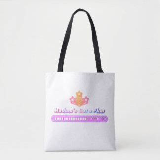 Tote Bag Madame a un plan de style néon patriotique