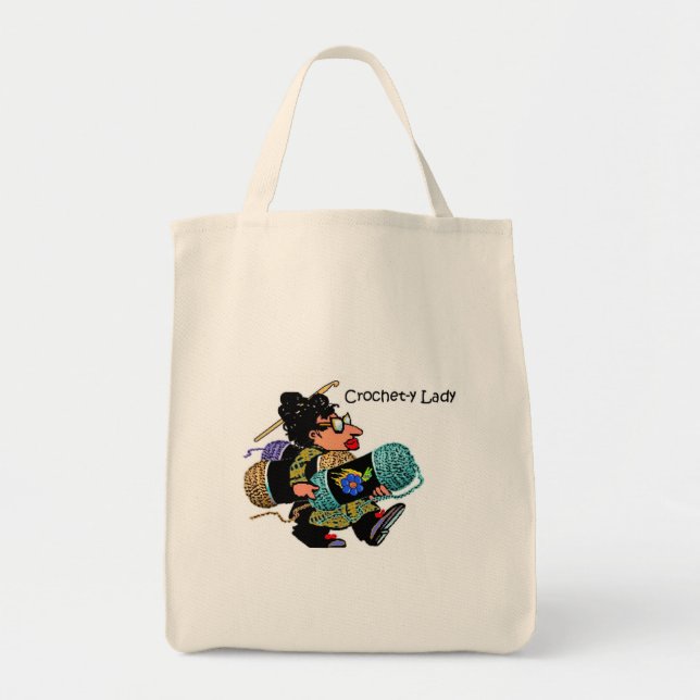Tote Bag Madame Eco Fourre-tout de Crochet-y (Devant)