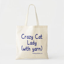 Madame folle de chat (avec le fil)