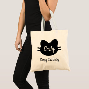 Tote Bag "Madame folle" Fourre-tout de chat