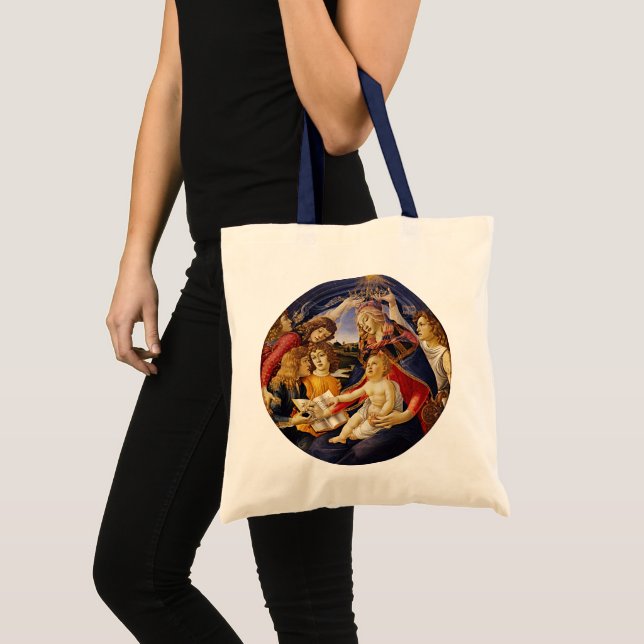 Tote Bag Madonna du Magnificat par Sandro Botticelli (Devant (produit))