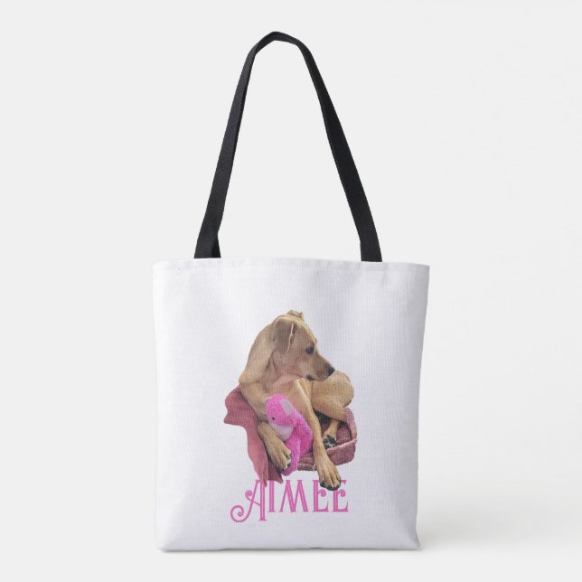 Tote Bag Magasin personnalisé 'Fave Dogs' Fourre-tout (Dos)