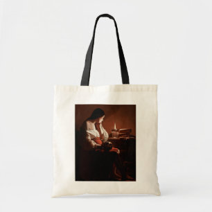 Tote Bag Magdalene avec la flamme fumante, La Tour