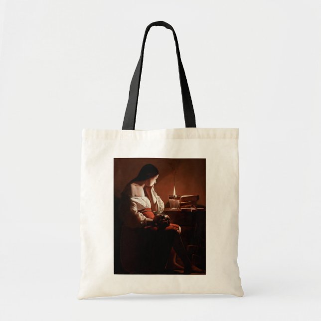 Tote Bag Magdalene avec la flamme fumante, La Tour (Devant)