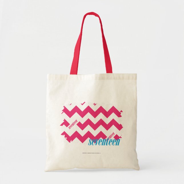 Tote Bag Magenta 4 de zigzag (Devant)