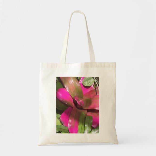 Tote Bag Magenta Floral (Devant)