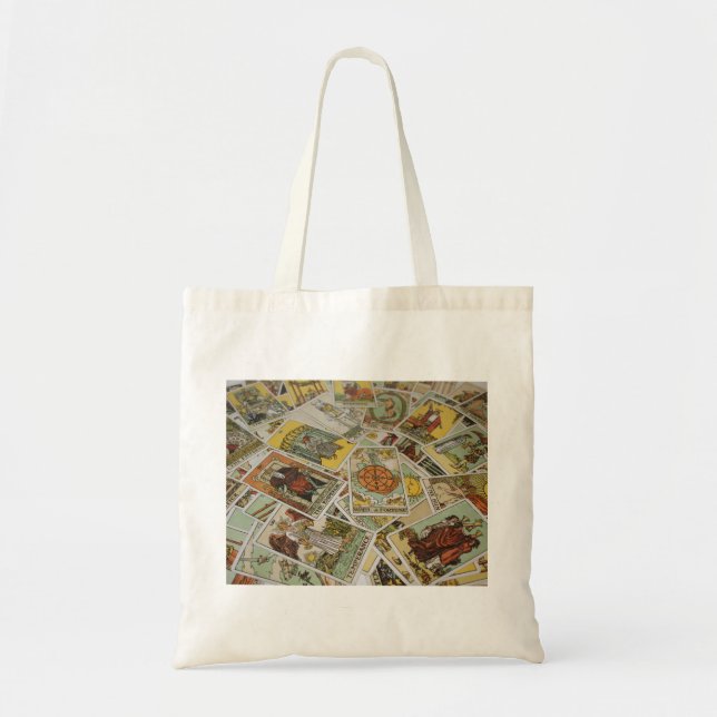 Tote Bag Magnat motif de cartes Tarot (Devant)