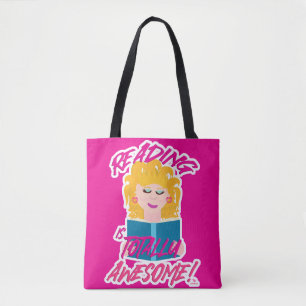 Tote Bag Magnifique Livre De Lecture Totalement 80 Art