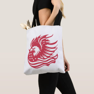 Tote Bag Magnifique oeuvre numérique d'aigle patriotique