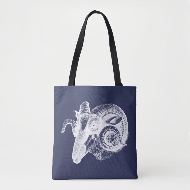 Tote Bag Magnifique Ram Sheep Fourre-tout (Devant)