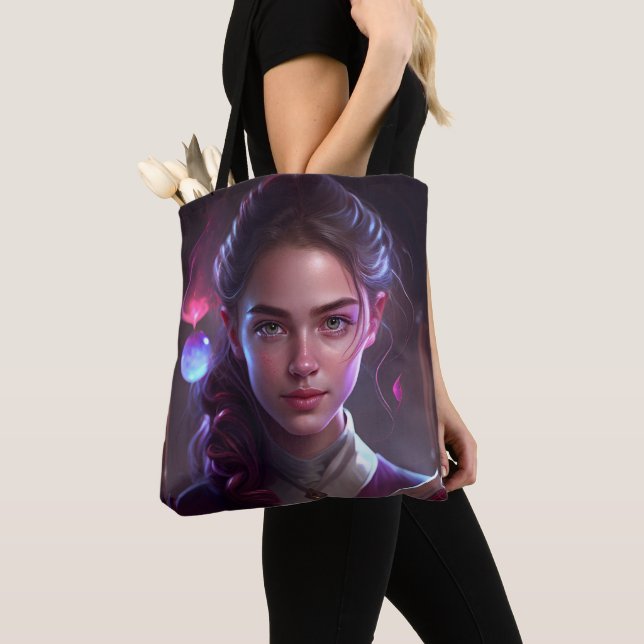 Tote Bag Magnifique Scarlet Mystic Student Shouler Fourre-t (De près)