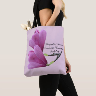 Tote Bag Magnolia Pâle Rose