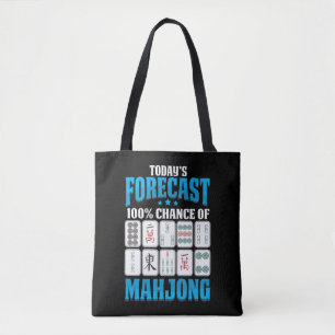 Tote Bag Mah Jong Boardgame Lover