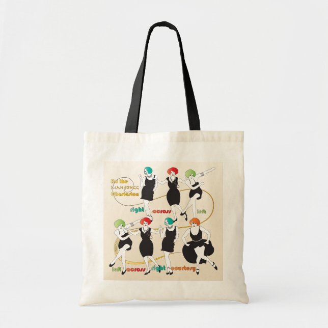Tote Bag Mah Jongg Charleston Dancers Fourre-tout (Devant)