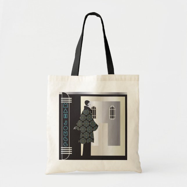 Tote Bag Mah Jongg Deco Fourre-tout (Devant)