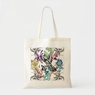 Tote Bag Mah Jongg One Bams Birds Bag