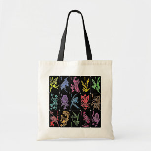Tote Bag Mah Jongg One Bams Black/Multi Bag