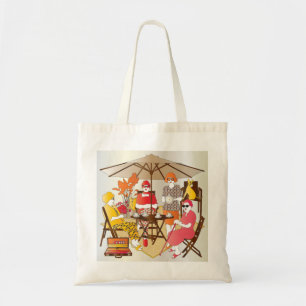 Tote Bag Mah Jongg Tea Party