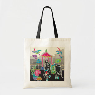 Tote Bag Mah Jongg Tiles Horse Fourre-tout