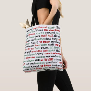 Tote Bag Mahjong Fan Fourre-tout
