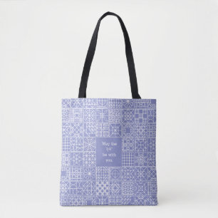 Tote Bag Mai le "quatrième" soit avec vous citation
