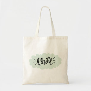 Tote Bag Main Tirée Type Chill Art Chill Out Design