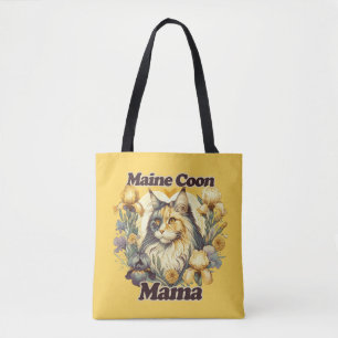 Tote Bag Maine Coon Mama Dilute Calico Mainecoon chats