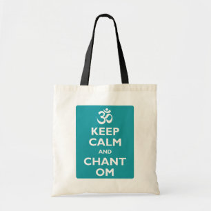 Tote Bag Maintenez calme et le chant OM