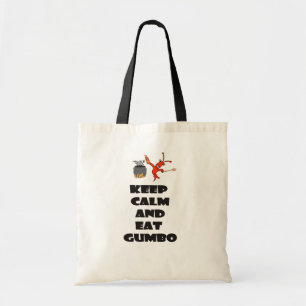 Tote Bag Maintenez calme et mangez du gombo Fourre-tout