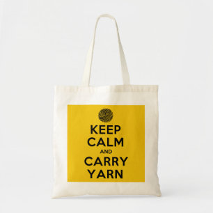 Tote Bag Maintenez calme et portez le fil