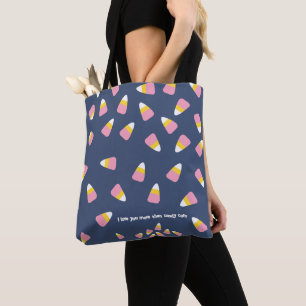 Tote Bag Maïs à bonbons Halloween Automne Sweets Custom Ajo