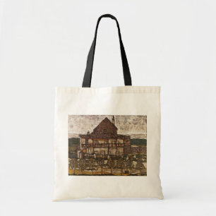 Tote Bag Maison avec un toit de bardeaux par Egon Schiele