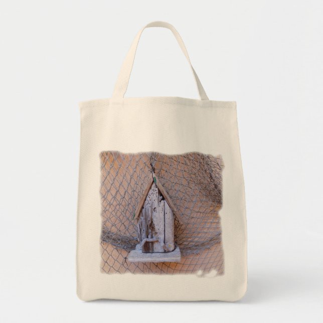 Tote Bag Maison d'oiseaux en bois (Devant)