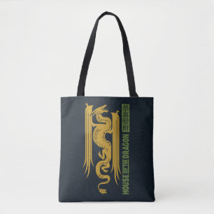 Tote Bag Maison du Dragon Gold & Green Nouvel An   恭 喜 財 發