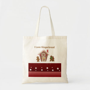Tote Bag Maison en pain d'épices et hommes en pain d'épices