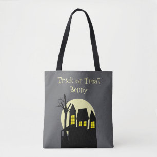 Tote Bag Maison hantée effrayante