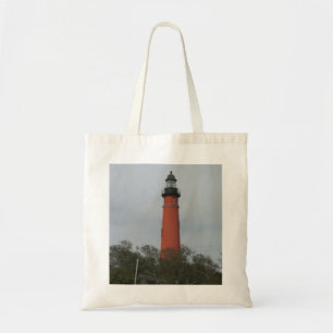 Tote Bag Maison phare Ponce au-dessus des arbres Photo