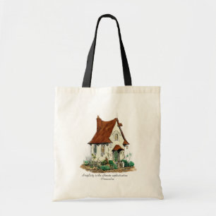 Tote Bag Maison Whimsical Leonardo Da Vinci Citation