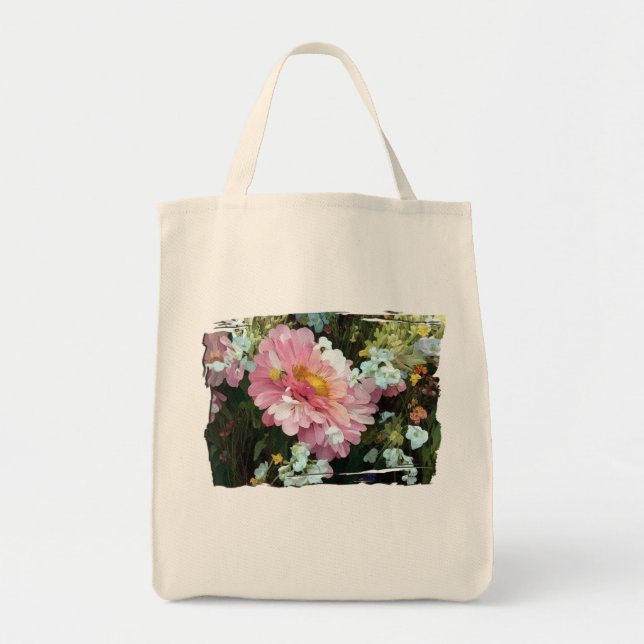 Tote Bag Maisy en rose (Devant)