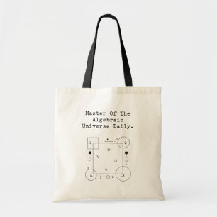 Tote Bag Maître de l'univers algébrique Quotidien Math Wh