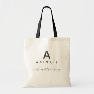 Tote Bag Maîtrise de monogramme d'entraînement sportif su