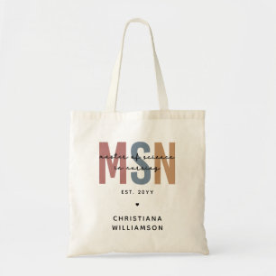 Tote Bag Maîtrise en sciences en sciences infirmières sur m