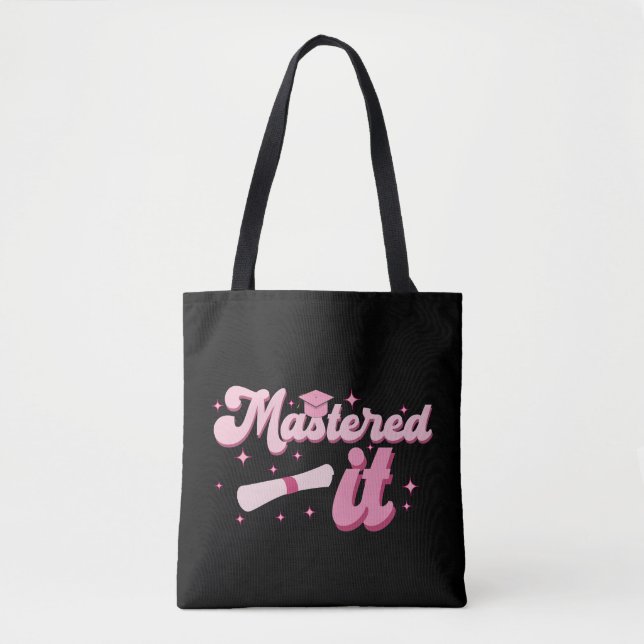 Tote Bag Maîtrise Il Maîtrise Diplômé MBA (Devant)