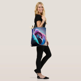 Tote Bag Majesté de minuit : La beauté noire des Roses noir