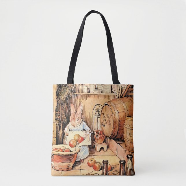 Tote Bag "Making Apple Cider" de Beatrix Potter (Devant)