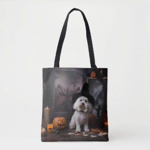 Tote Bag Maltais Citrouille Halloween effroi