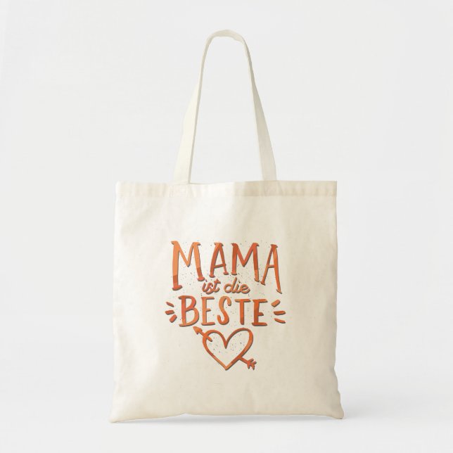 Tote Bag Mama ist die Beste (Devant)