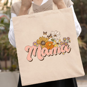 Tote Bag Mama Retro Floral